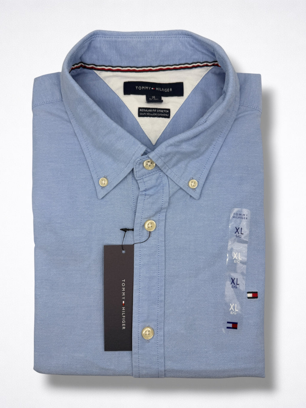 Camisa Tommy Hilfiger Classic Fit manga corta talla XL