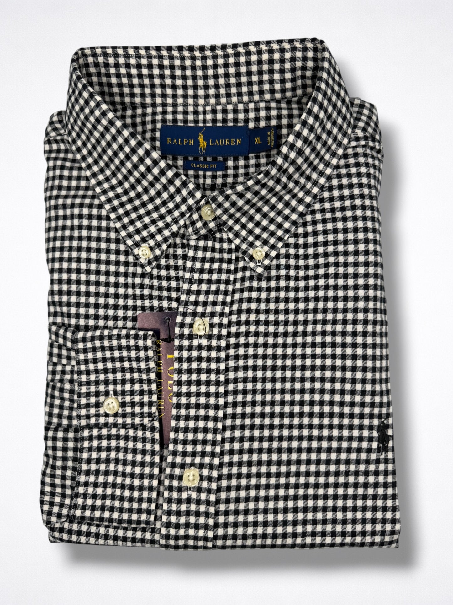 Camisa Polo Ralph Lauren Classic Fit Manga Larga Talla XL
