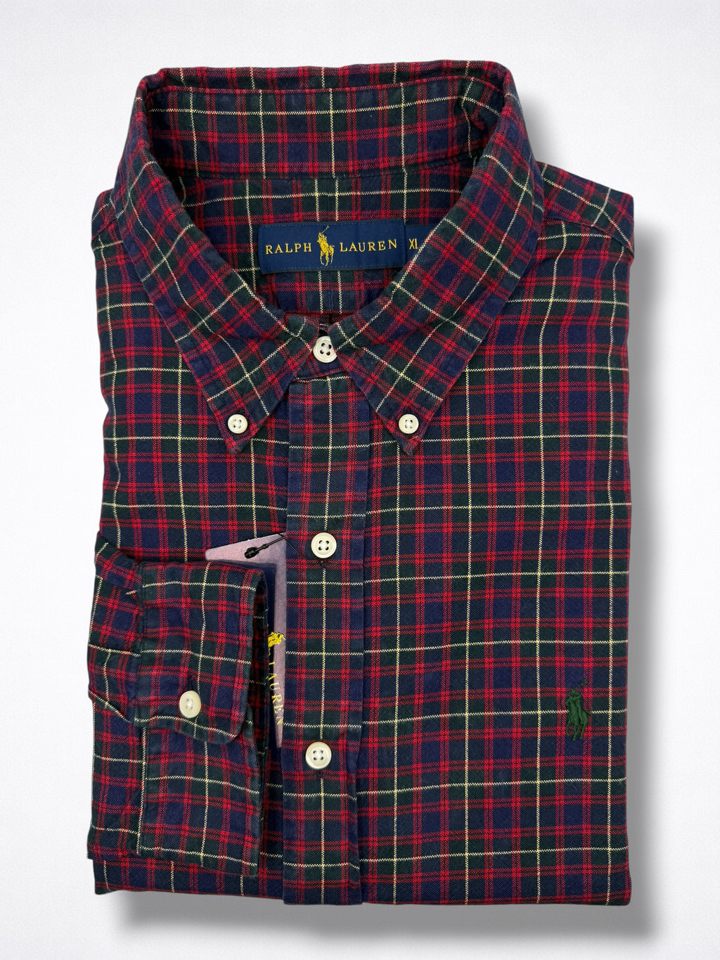 Camisa Polo Ralph Lauren Classic fit Manga Larga Talla XL
