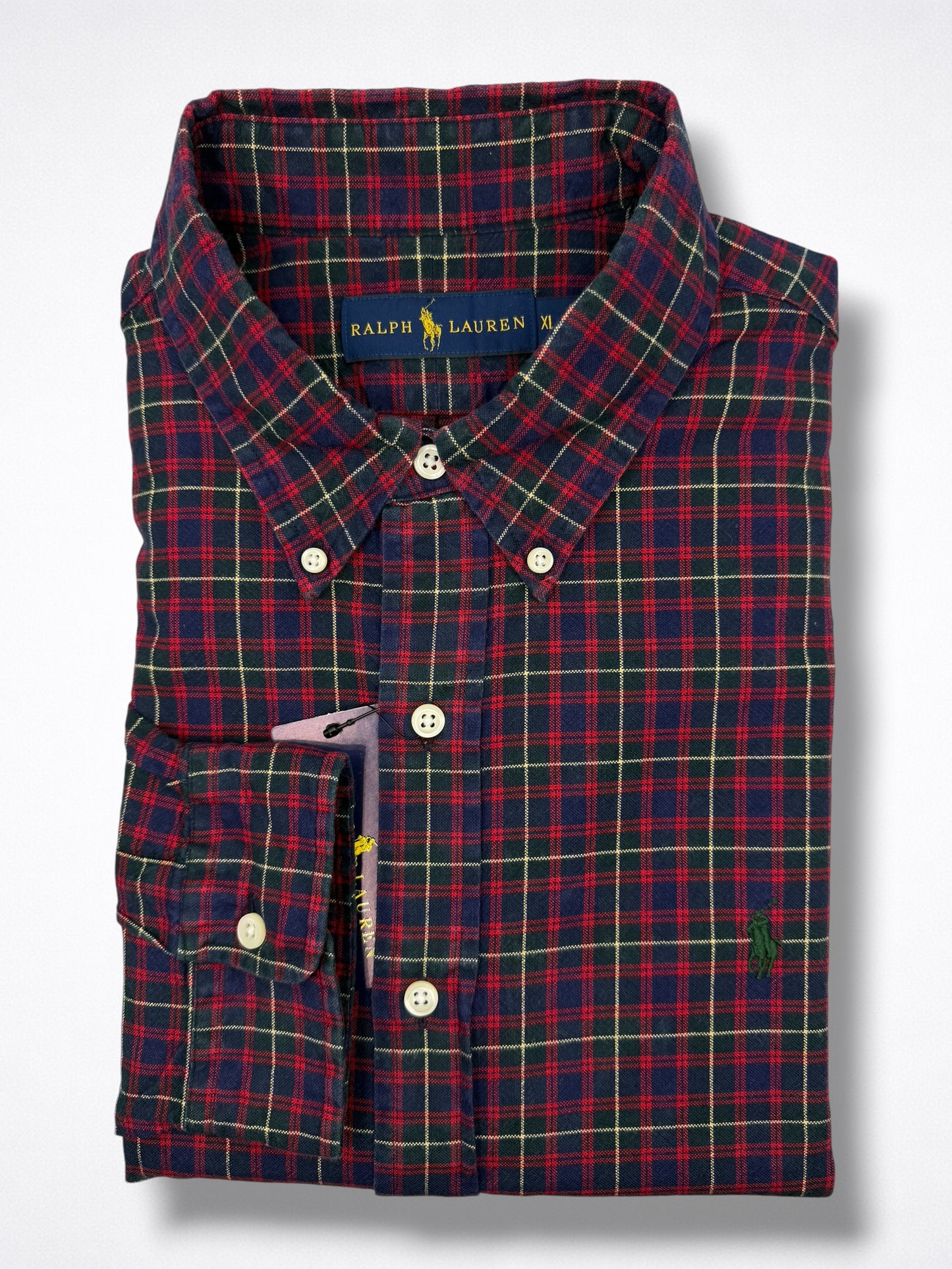 Camisa Polo Ralph Lauren Classic fit Manga Larga Talla XL