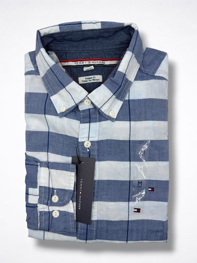 Camisa Tommy Hilfiger Custom Fit Manga Larga Talla M