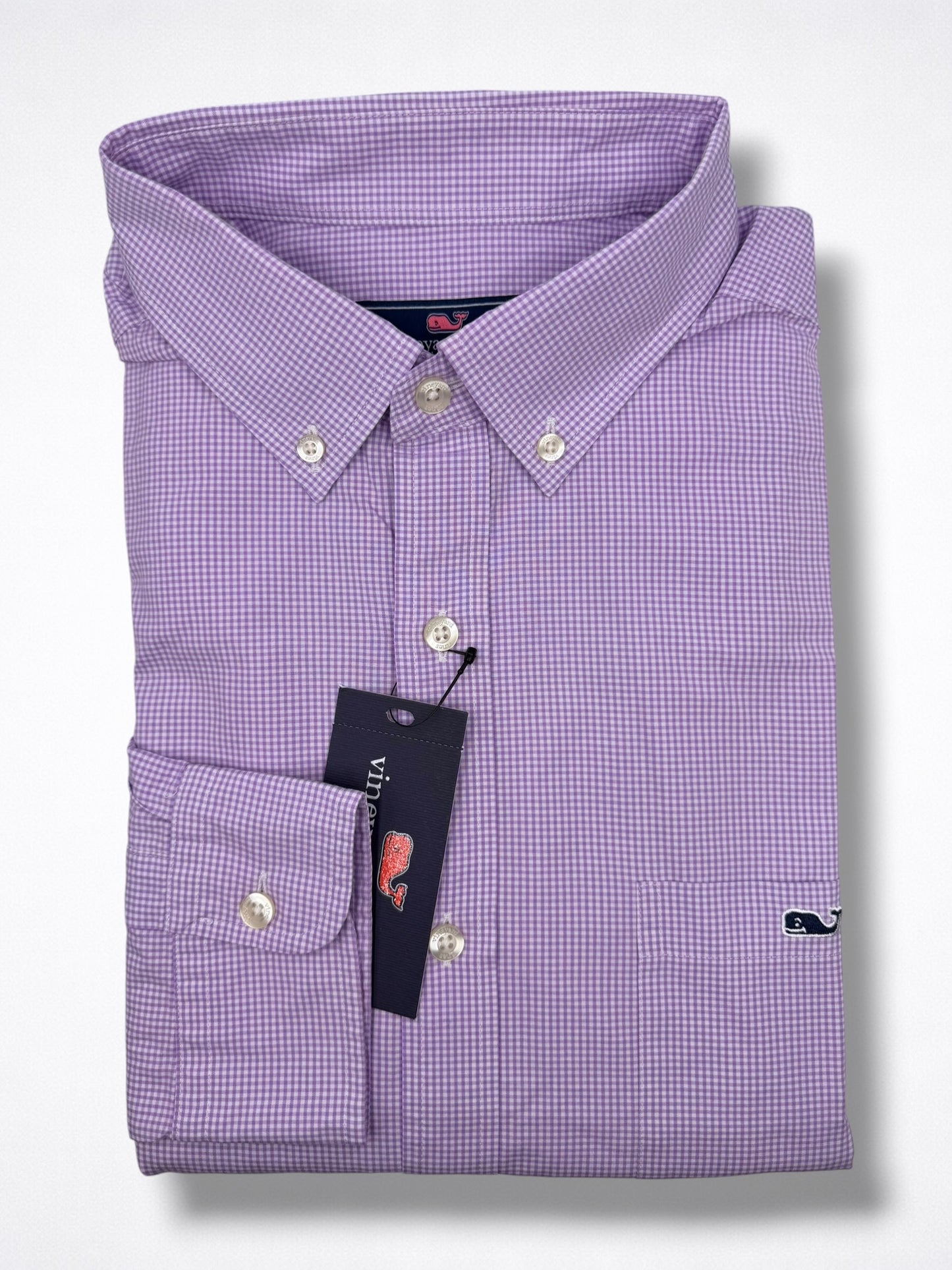 Camisa Vineyard Vines Classic Fit Manga Larga Talla L