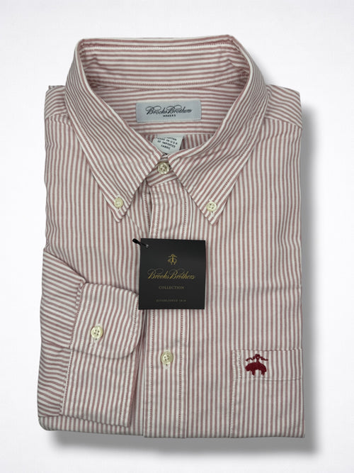 Camisa Brooks Brothers Classic Fit manga larga talla XL