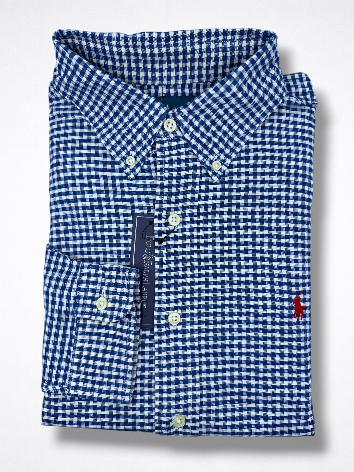 Camisa Polo Ralph Lauren Classic Fit Manga Larga Talla L