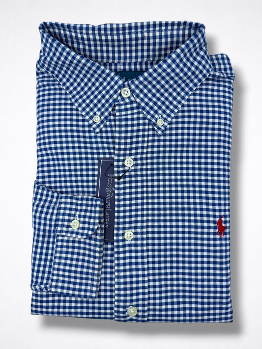 Camisa Polo Ralph Lauren Classic Fit Manga Larga Talla L