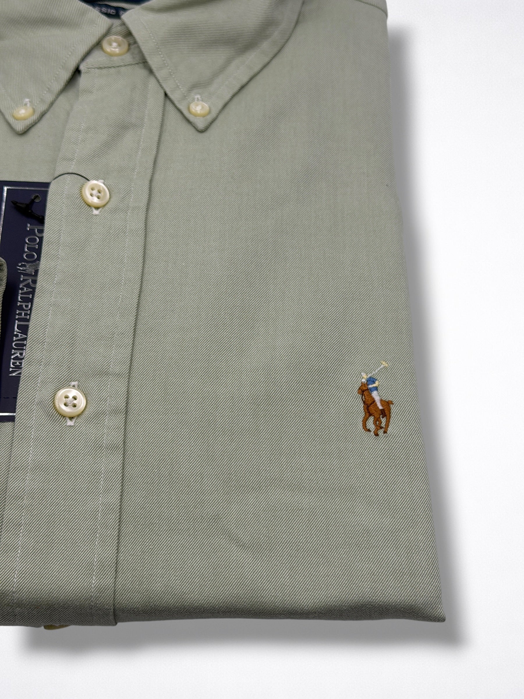 Camisa Polo Ralph Lauren Classic Fit manga larga talla L