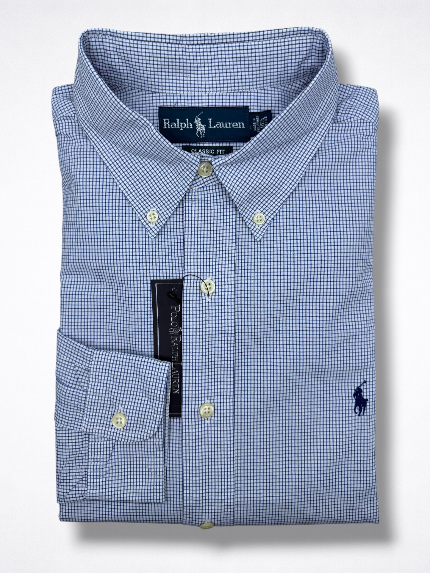 Camisa Polo Ralph Lauren Classic Fit Manga Larga Talla L