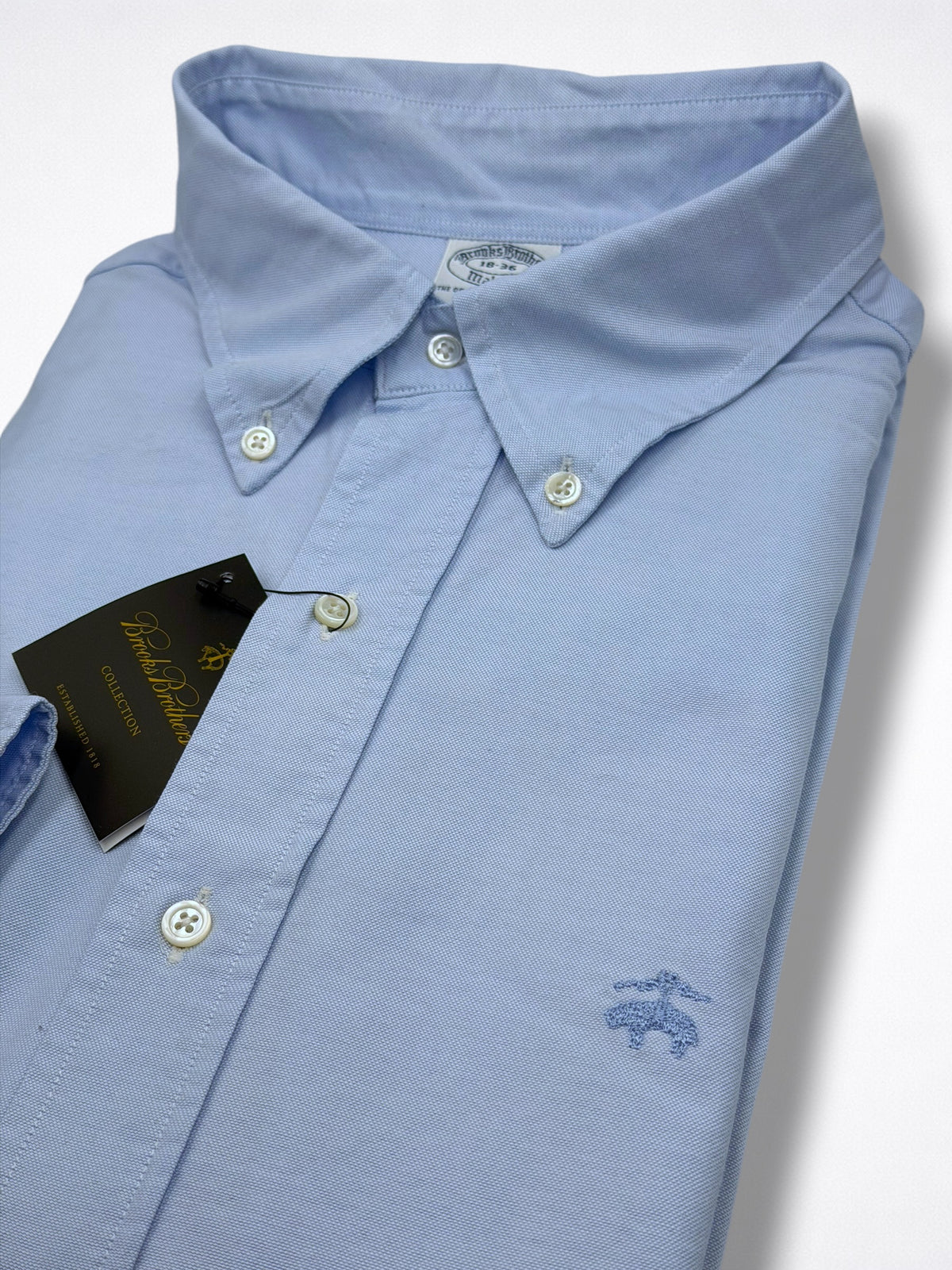 Camisa Brooks Brothers Classic Fit Manga Larga Talla XXL