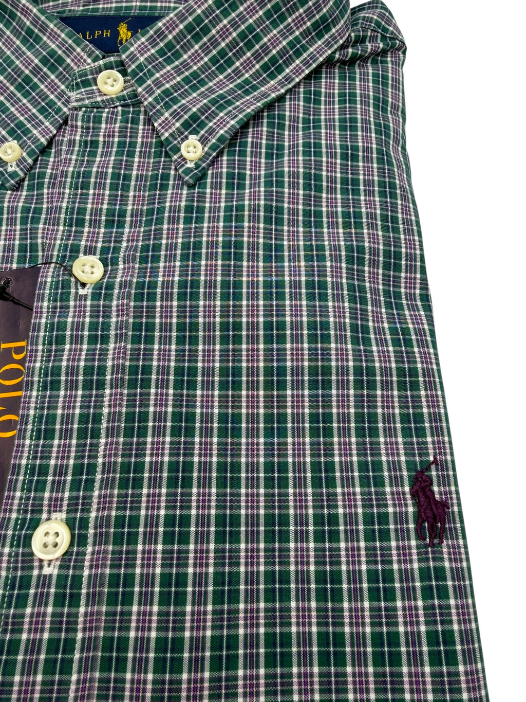 Camisa Polo Ralph Lauren Classic Fit Manga Larga Talla XL