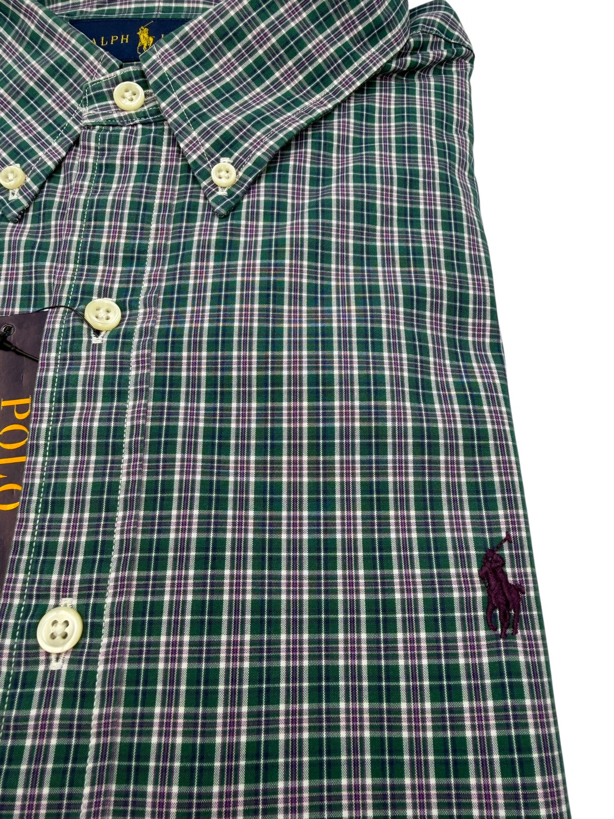 Camisa Polo Ralph Lauren Classic Fit Manga Larga Talla XL