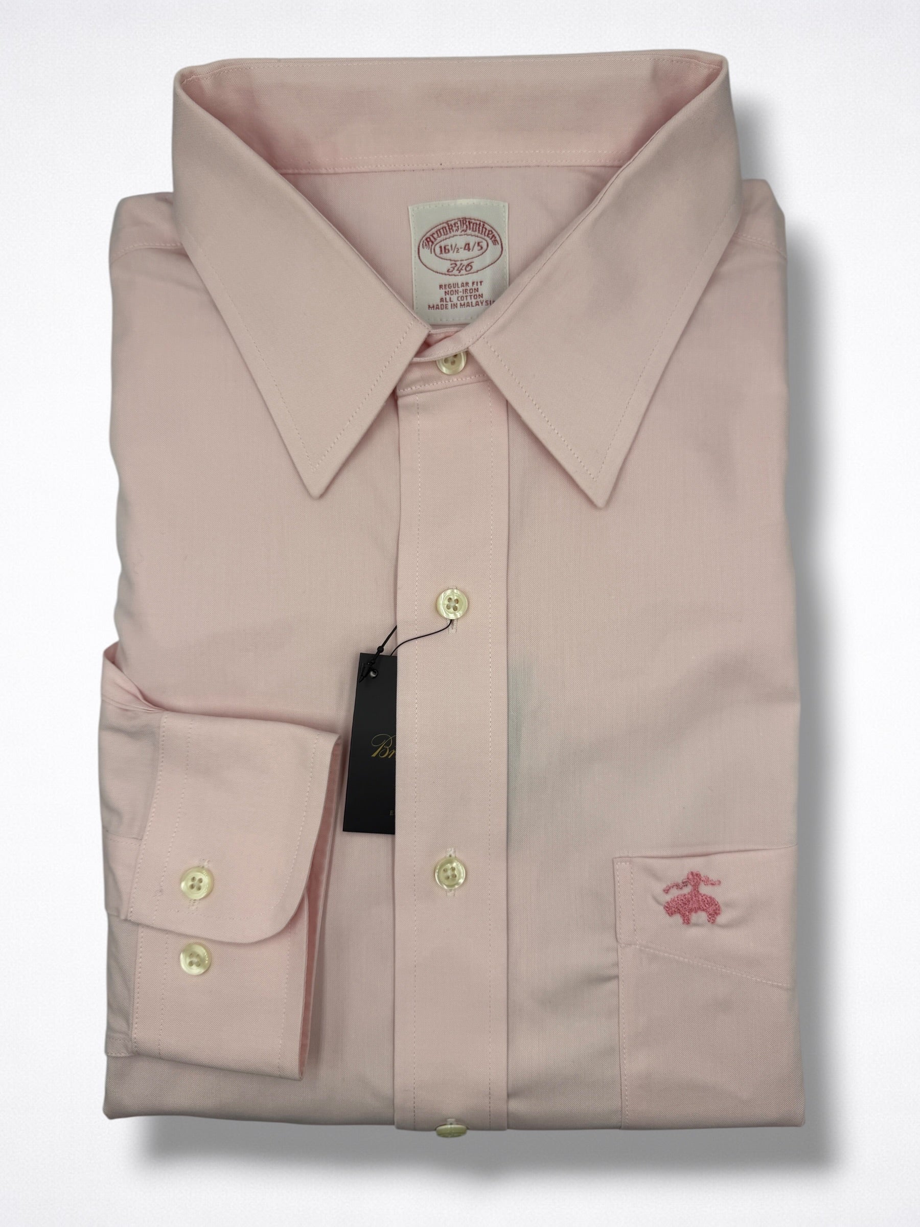 Camisa Brooks Brothers Classic Fit Manga Larga Talla L