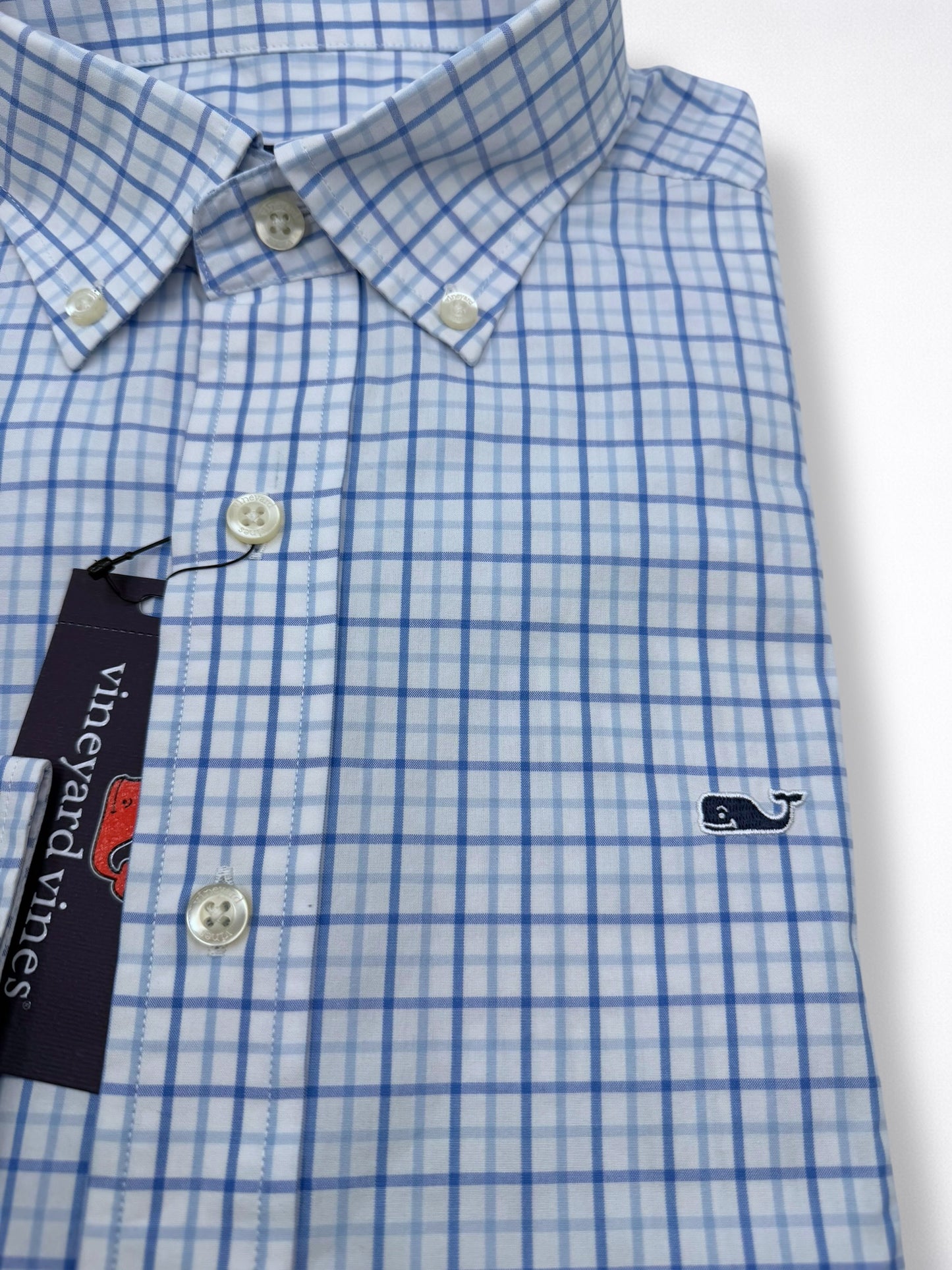 Camisa Vineyard Vines Classic Fit Manga Larga Talla M