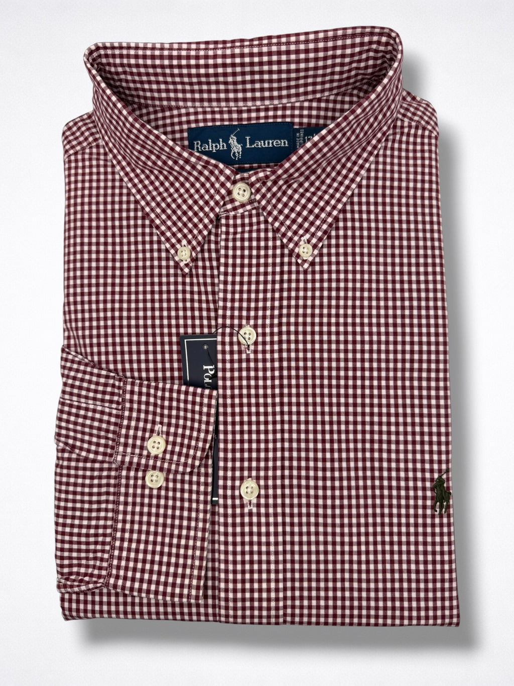 Camisa Polo Ralph Lauren Classic Fit manga larga talla XL
