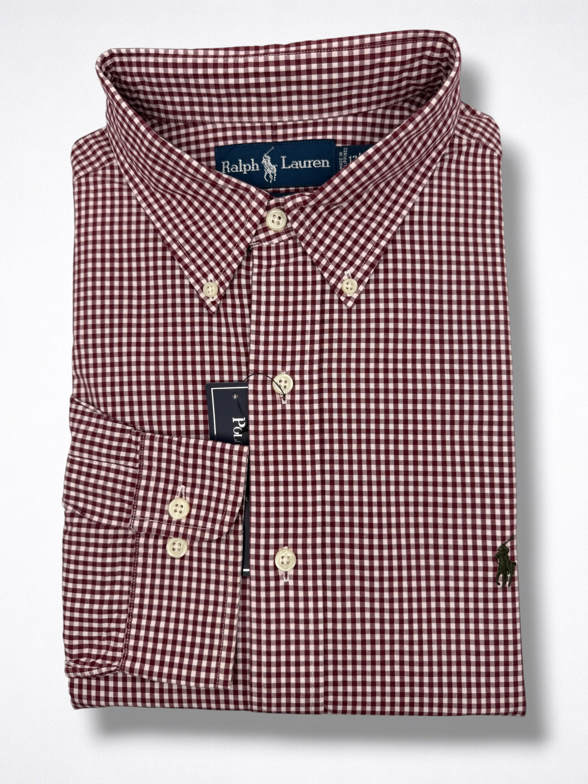 Camisa Polo Ralph Lauren Classic Fit manga larga talla XL