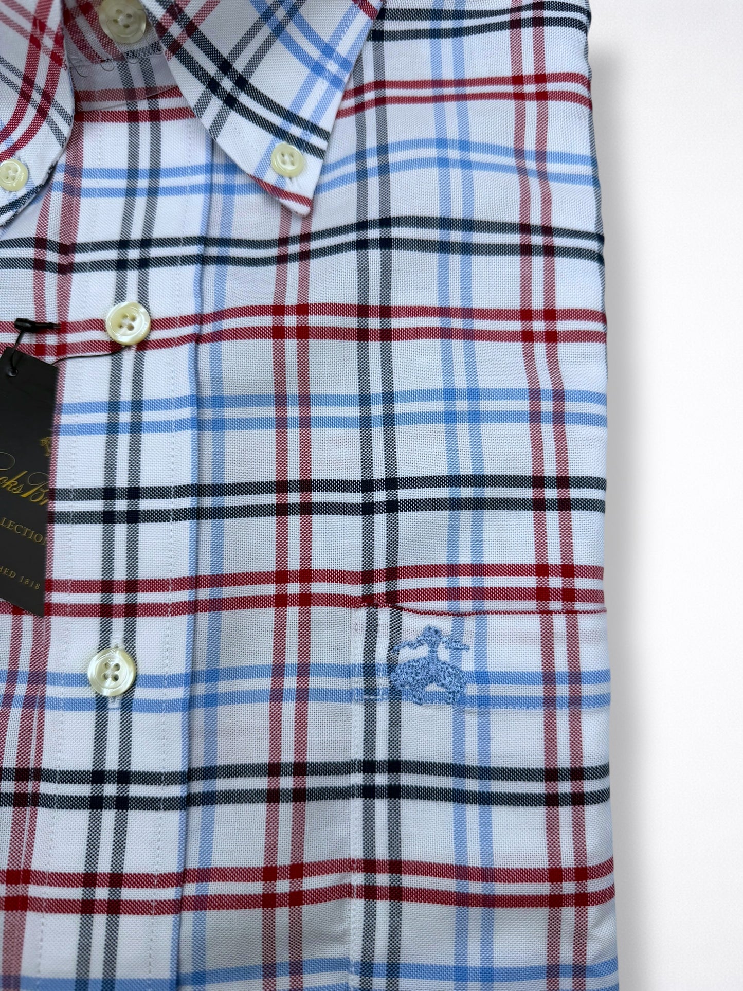 Camisa Brooks Brothers Slim Fit Manga Larga Talla S