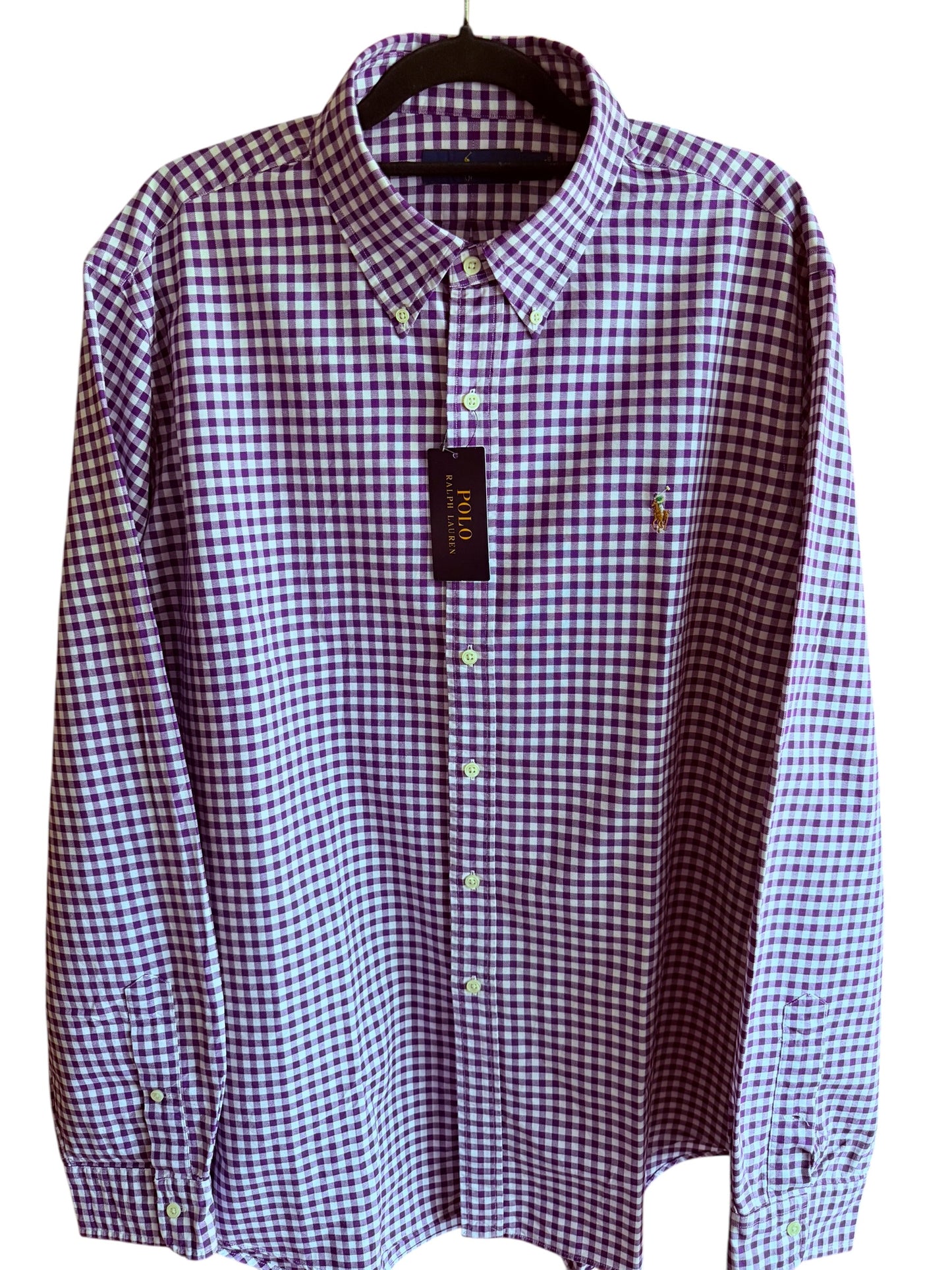 Camisa Polo Ralph Lauren Classic Fit Manga Larga Talla XXL