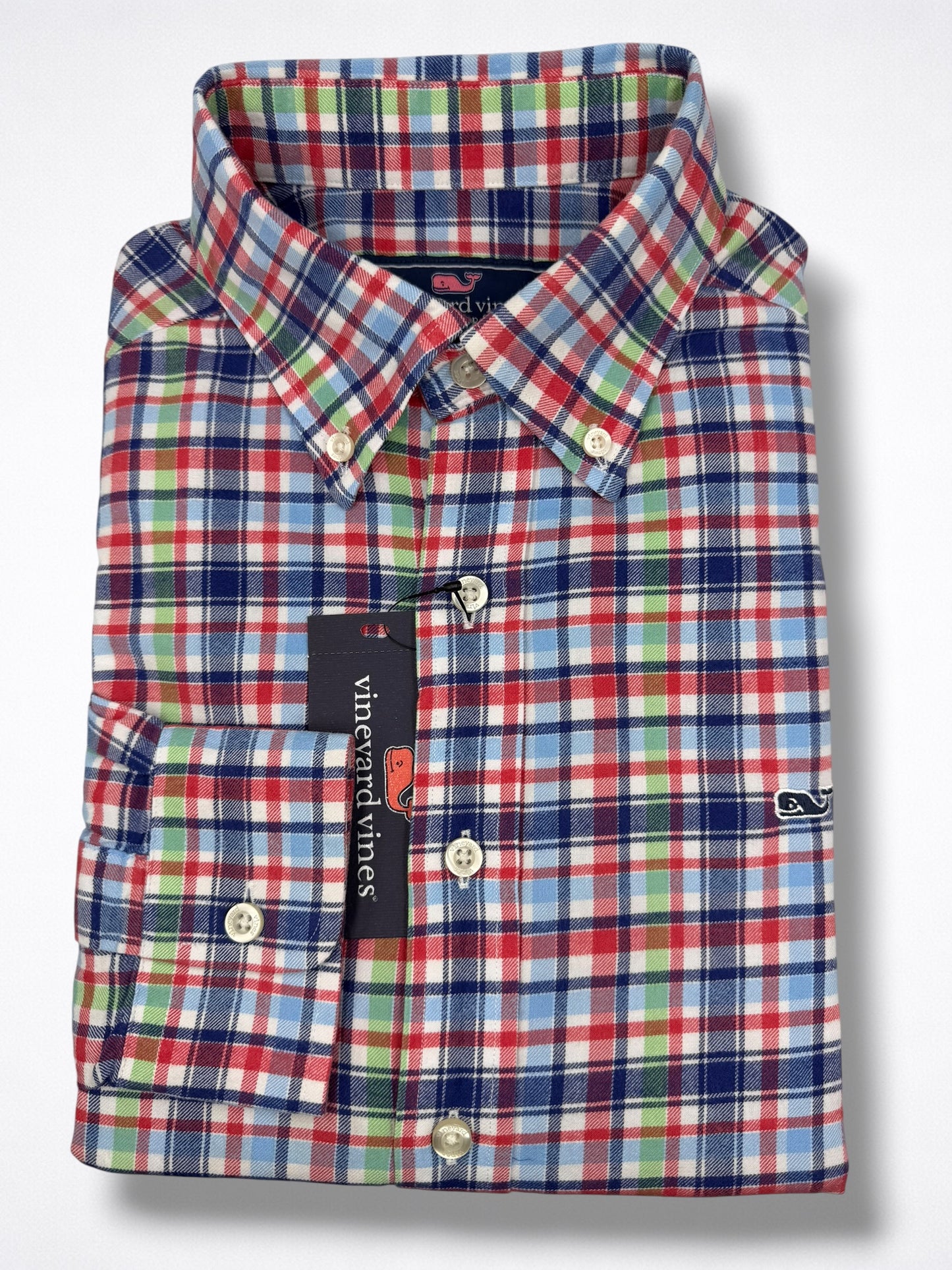 Camisa Vineyard Vines Classic Fit Manga Larga Talla S