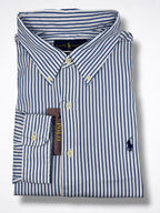 Camisa Polo Ralph Lauren Slim Fit XL Manga Larga sirve para Talla L