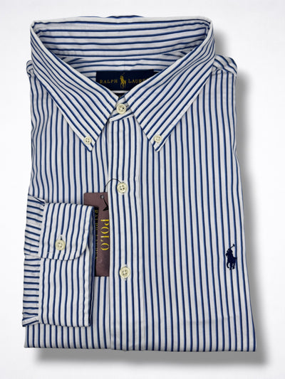 Camisa Polo Ralph Lauren Slim Fit Manga Larga Talla XL