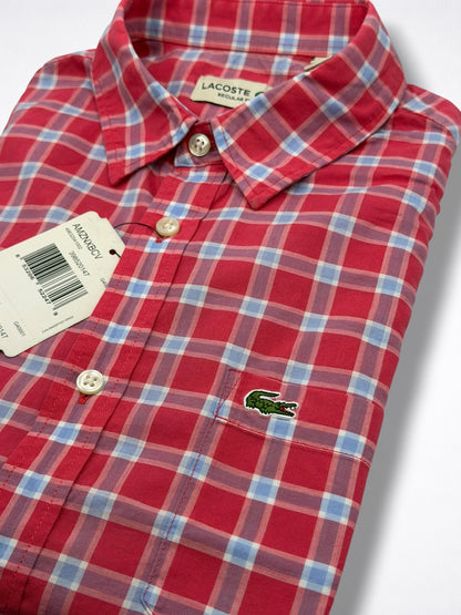 Camisa Lacoste Slim Fit Manga Corta Talla S