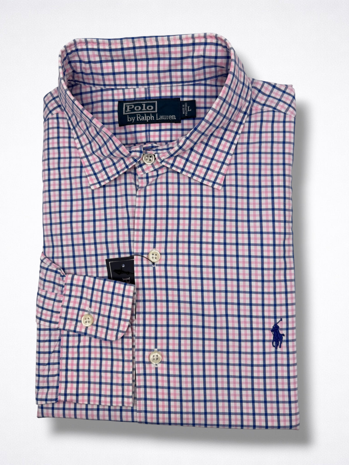 Camisa Polo Ralph Lauren Classic Fit manga larga talla L