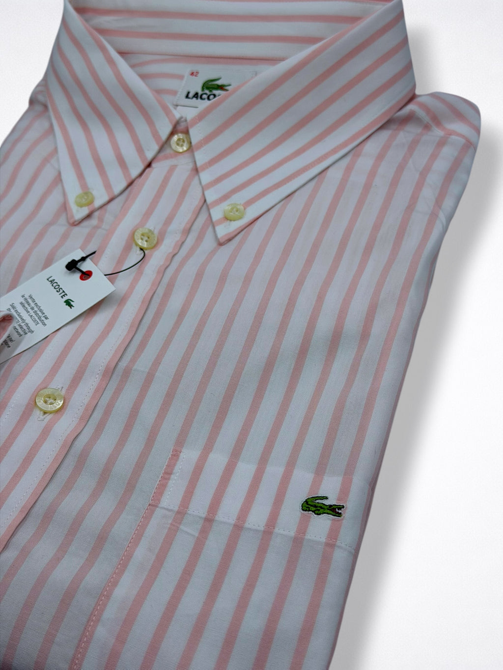 Camisa Lacoste Classic Fit Manga Larga Talla L