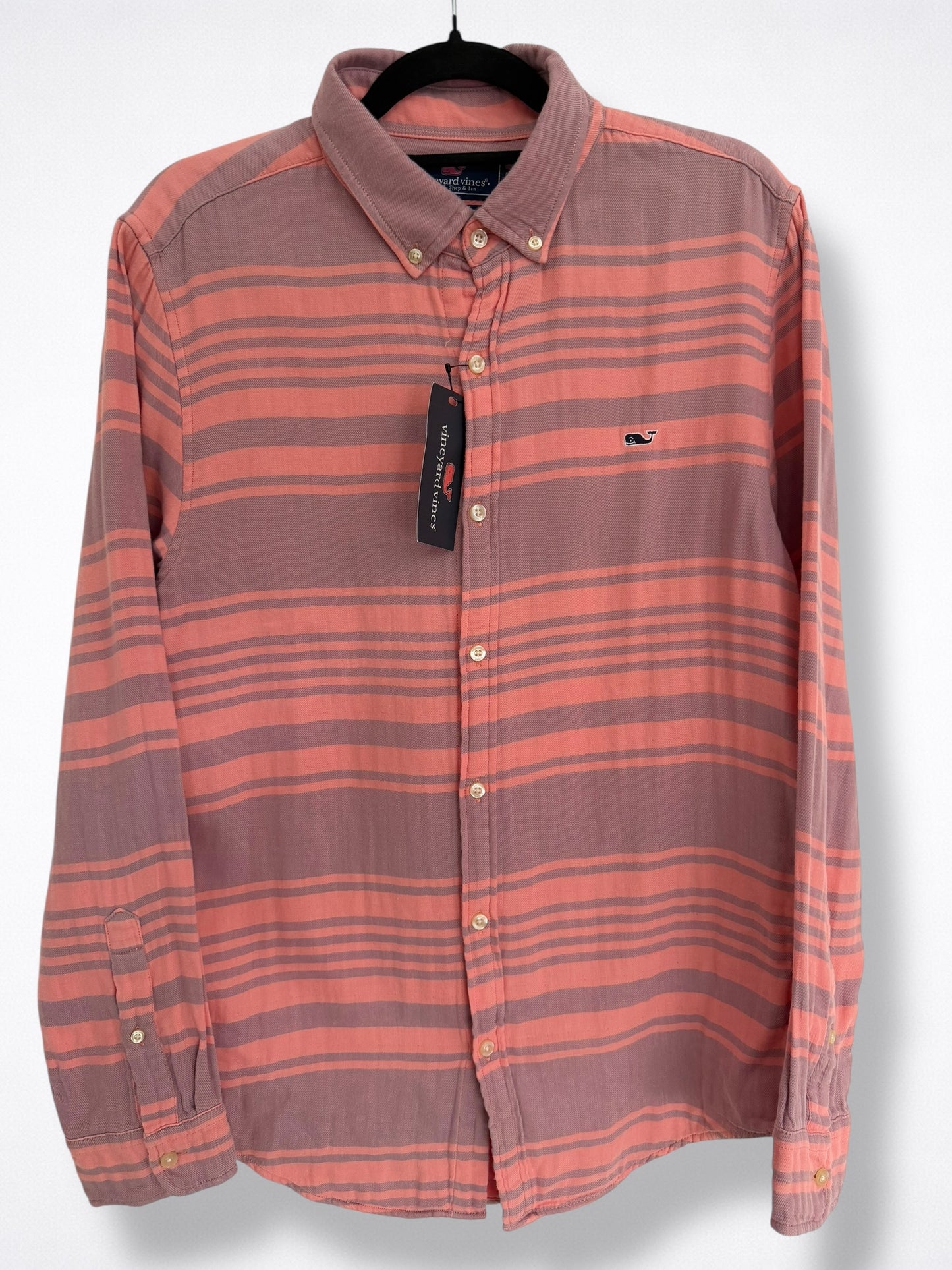 Camisa Vineyard Vines Slim Fit Manga Larga Talla M