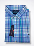 Camisa Vineyard Vines Classic Fit Manga Corta Talla XL