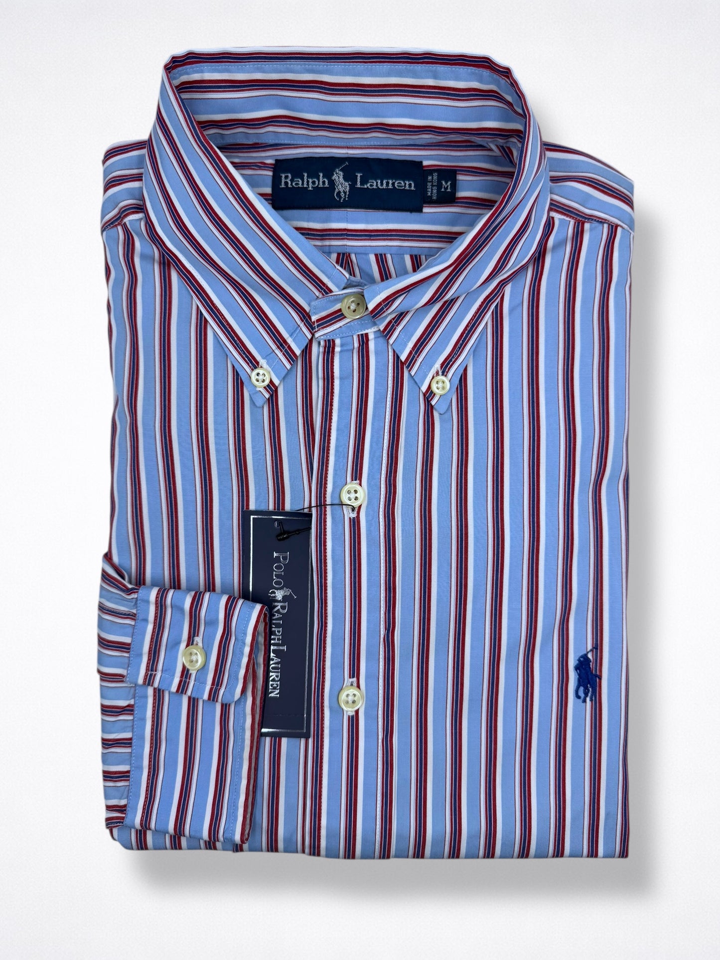 Camisa Polo Ralph Lauren Classic Fit Manga Larga Talla M