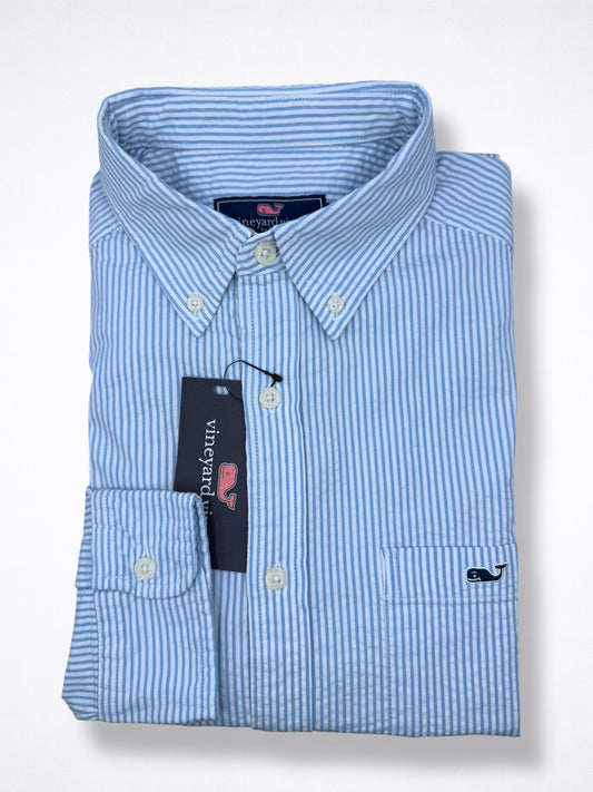 Camisa Vineyard Vines Classic Fit Manga Larga Talla S