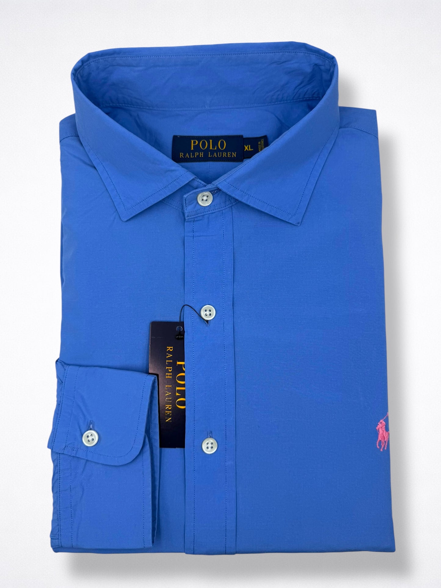 Camisa Polo Ralph Lauren Classic Fit Manga Larga Talla XL