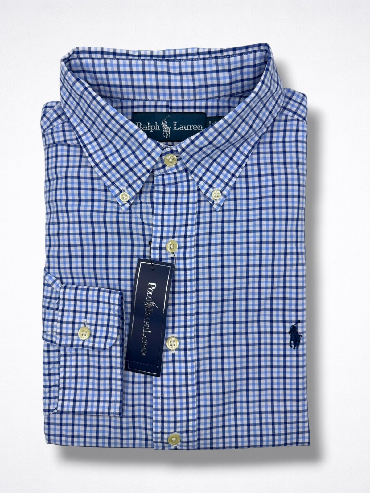 Camisa Polo Ralph Lauren Classic Fit Manga Larga Talla L