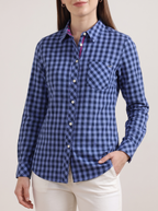 Camisa para Dama Vineyard Vines Classic Fit manga larga Talla L
