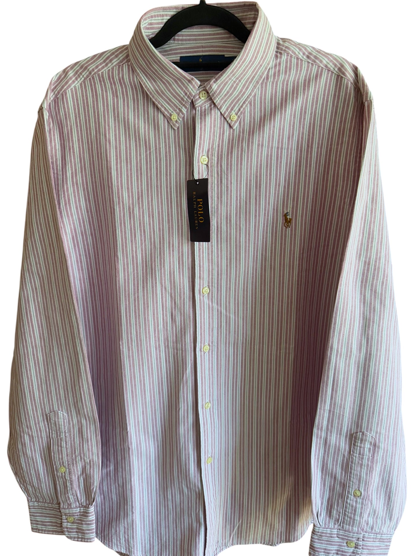 Camisa Polo Ralph Lauren Classic Fit Manga Larga Talla XL