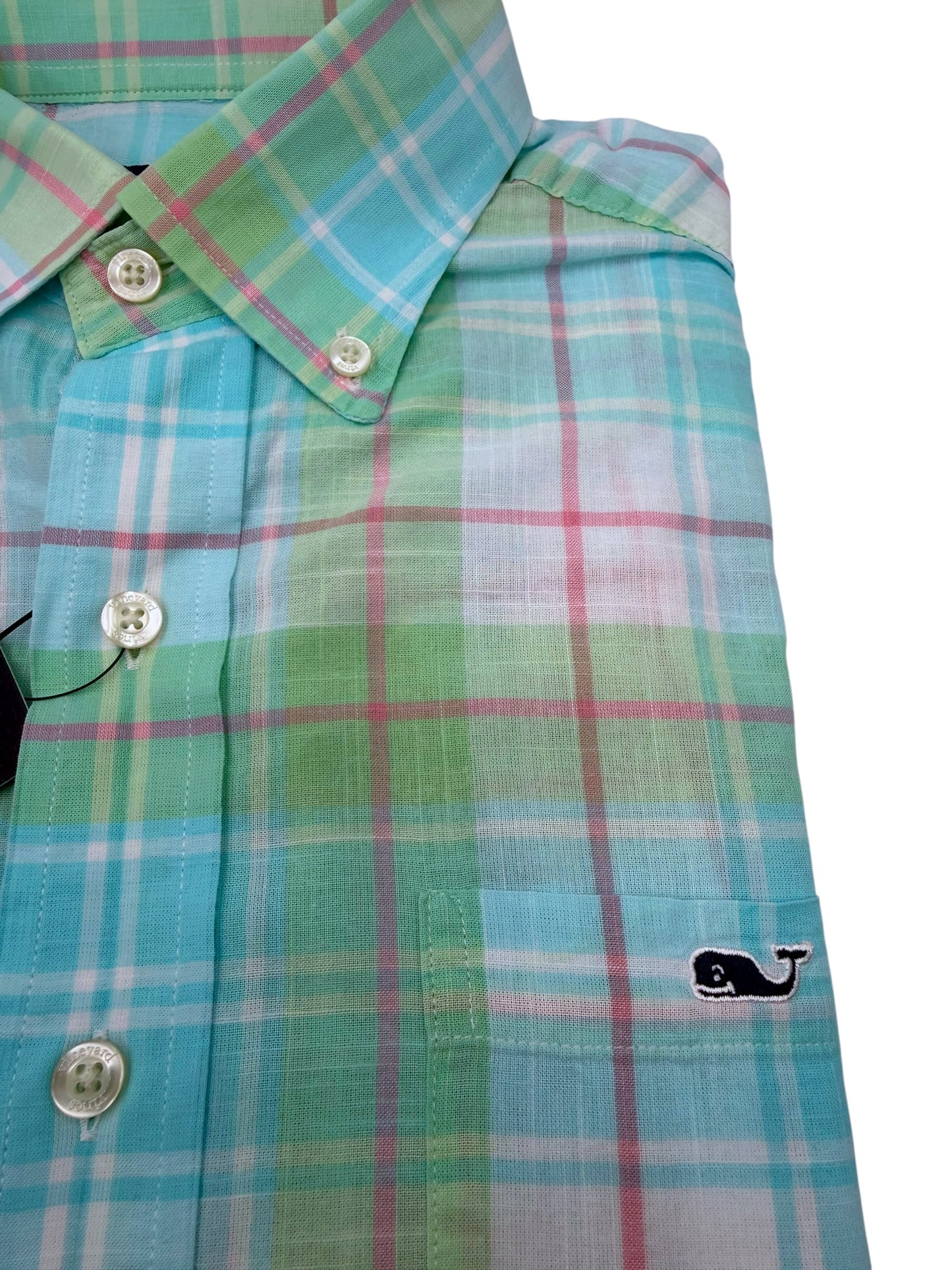 Camisa Vineyard Vines Classic Fit Manga Larga Talla S