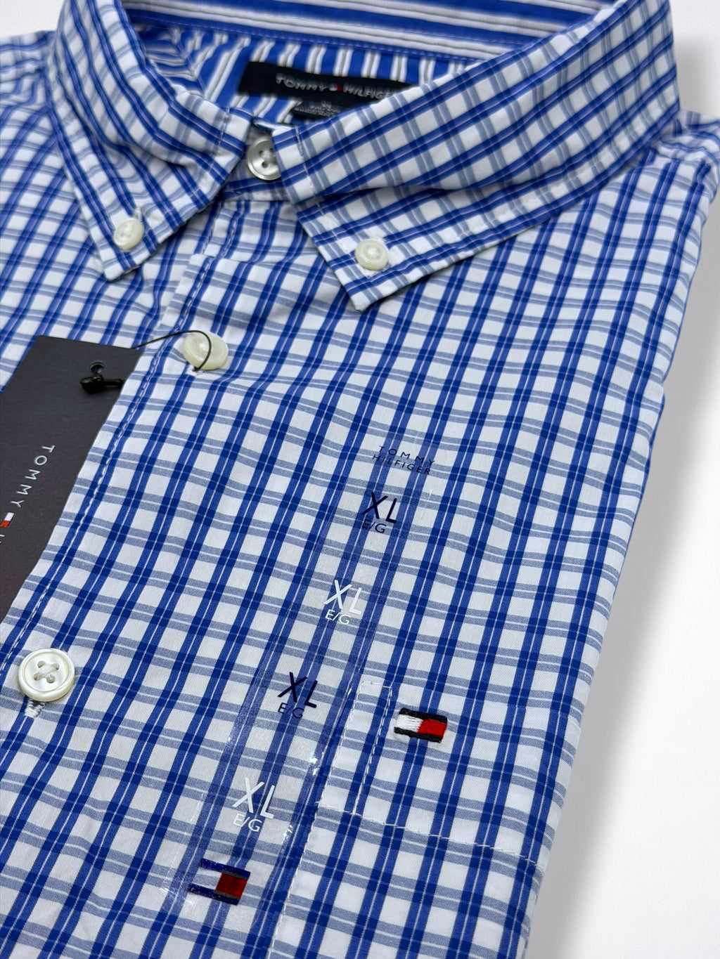 Camisa Tommy Hilfiger Classic Fit Manga Larga Talla L
