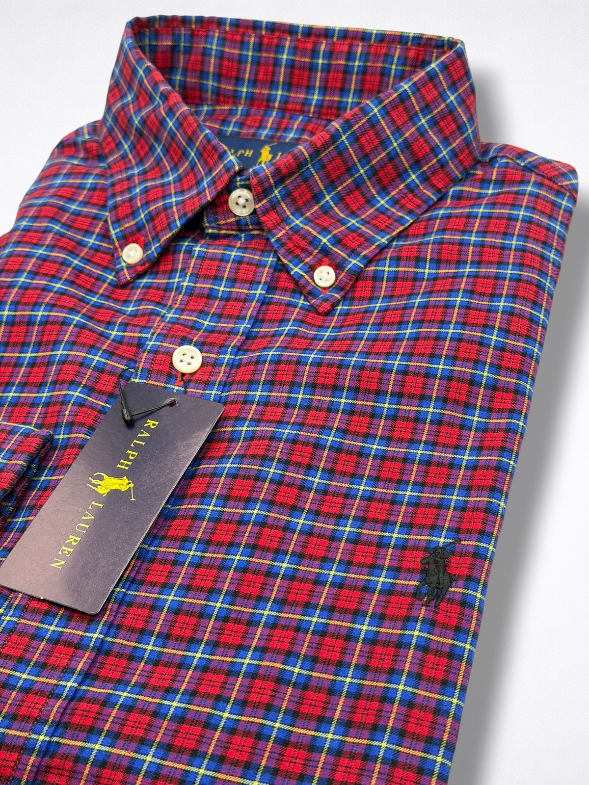 Camisa Polo Ralph Lauren Classic Fit Manga Larga Talla M