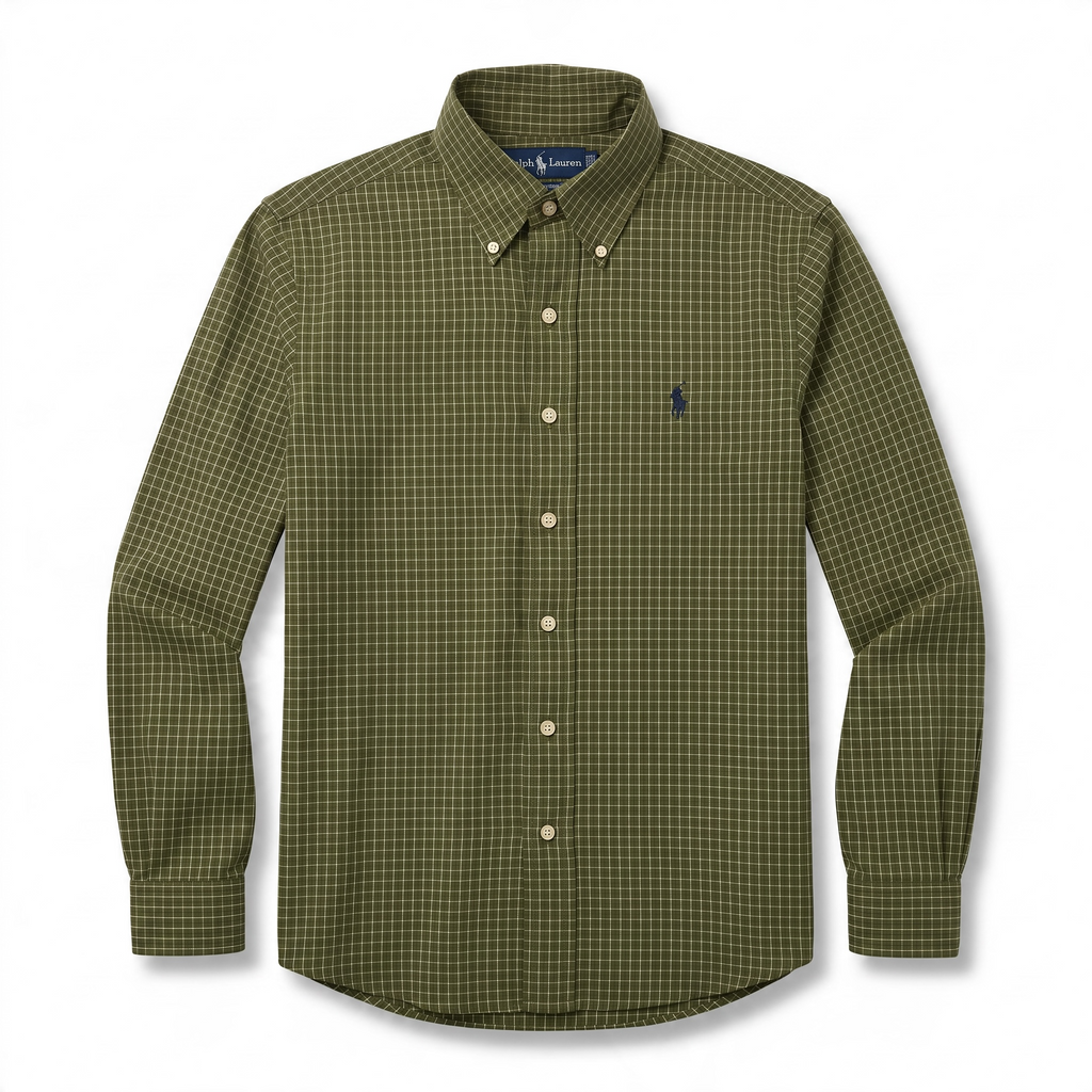 Camisa Polo Ralph Lauren Classic Fit manga larga talla M