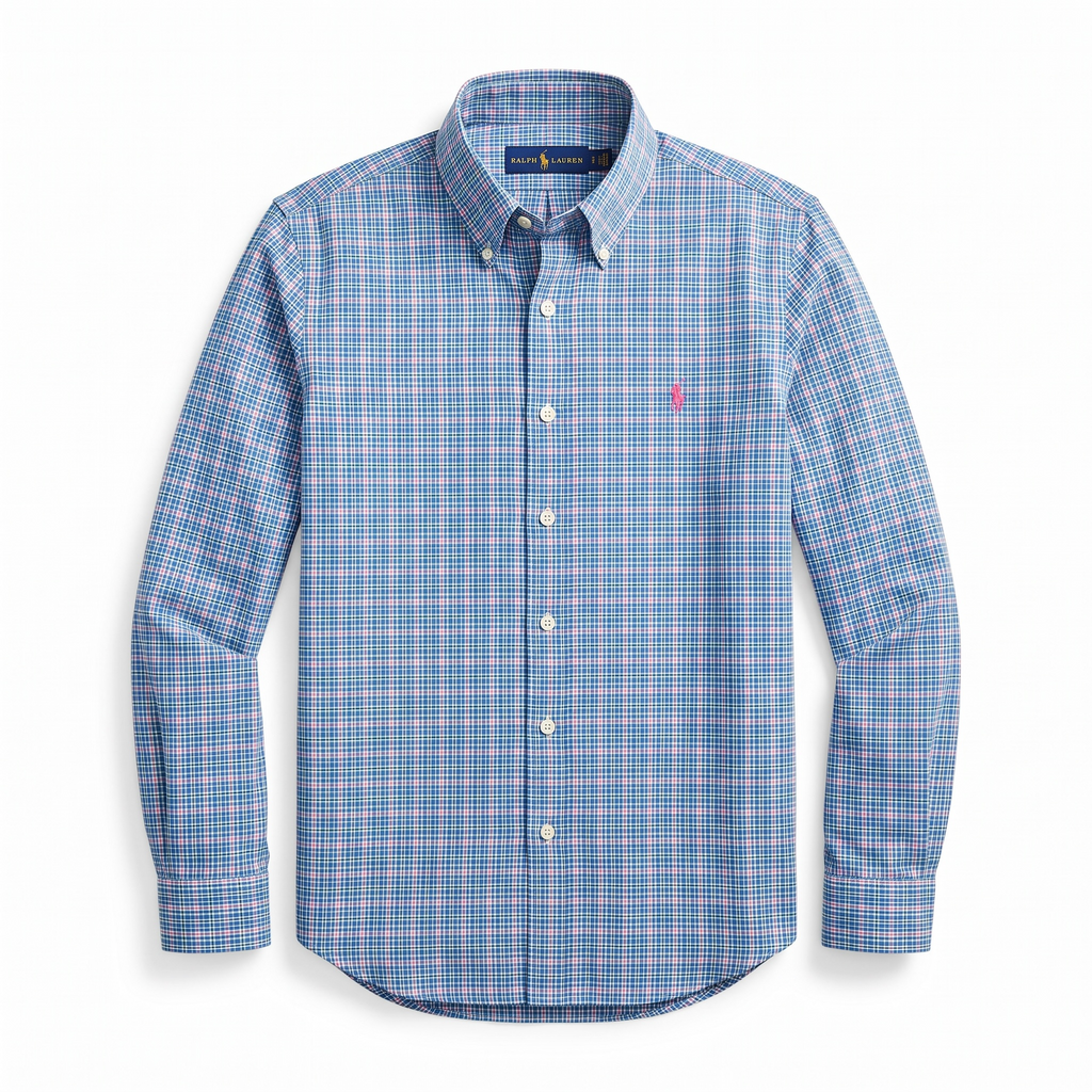 Camisa Polo Ralph Lauren Classic Fit manga larga talla S