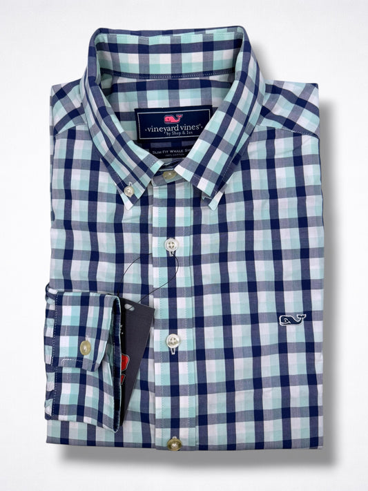 Camisa Vineyard Vines Classic Fit Manga Larga Talla M
