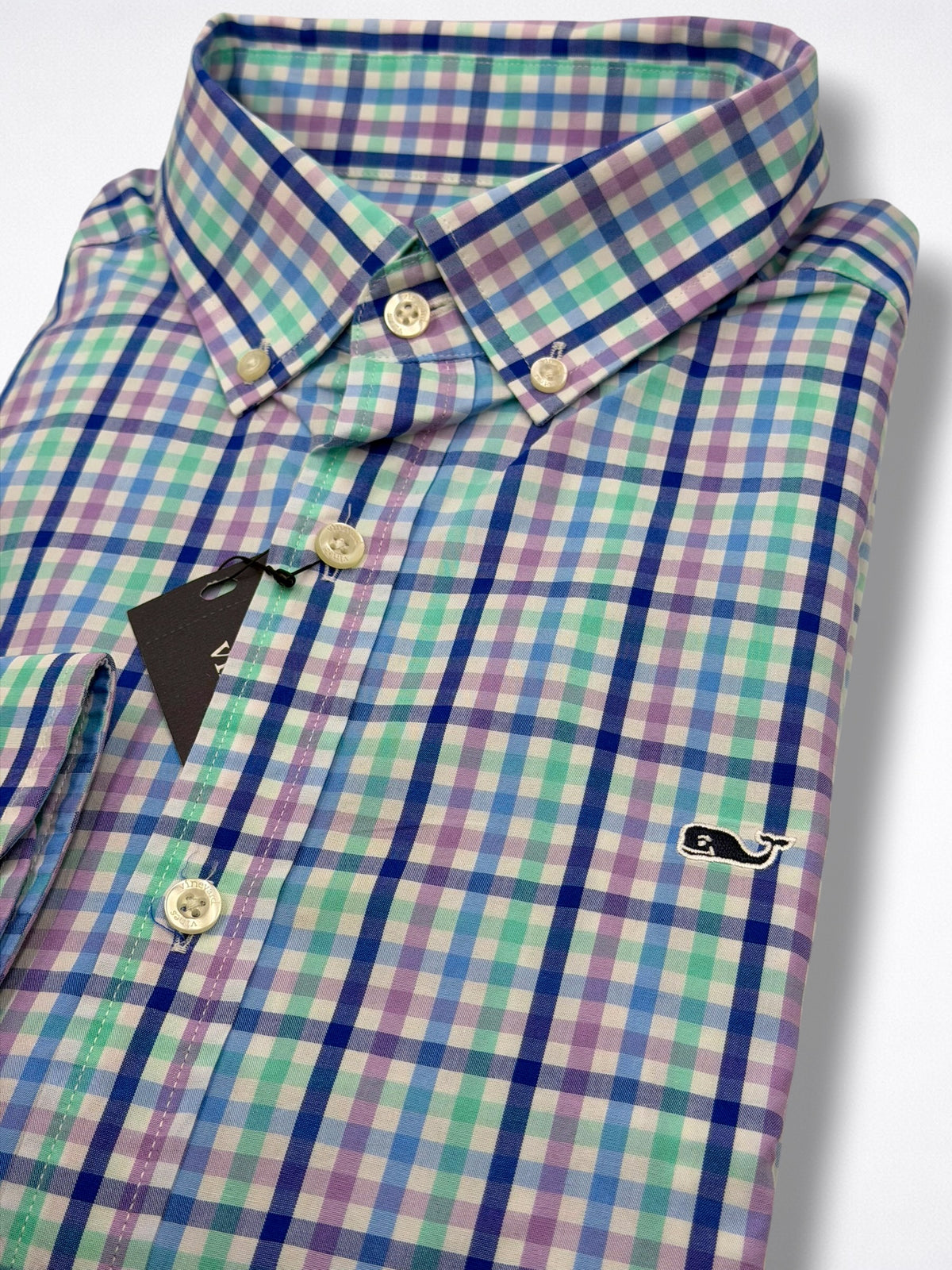 Camisa Vineyard Vines Classic Fit Manga Larga Talla M