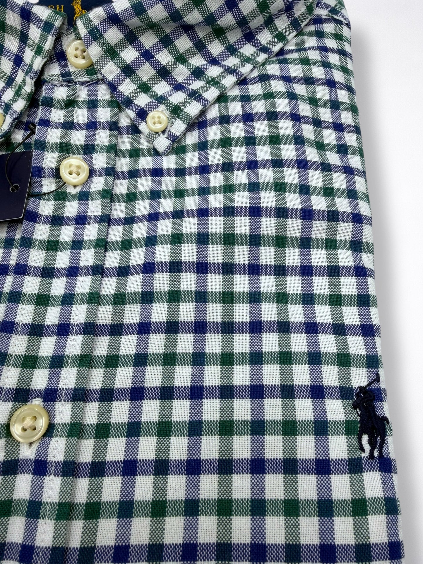 Camisa Polo Ralph Lauren Custom Fit Manga Larga Talla S