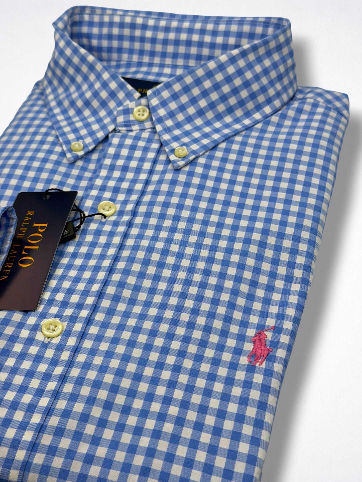 Camisa Polo Ralph Lauren Classic Fit Manga Larga Talla L