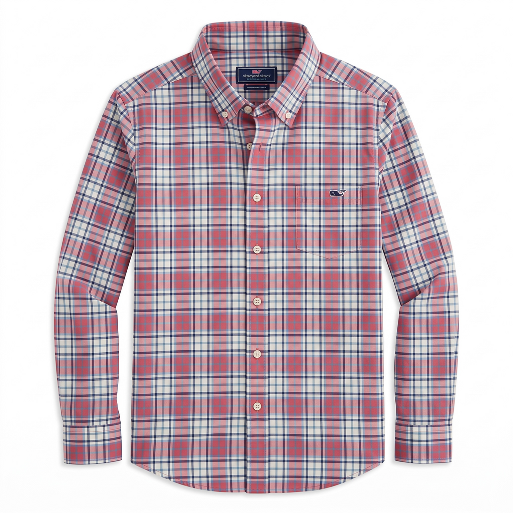 Camisa Vineyard Vines Classic Fit manga larga talla M