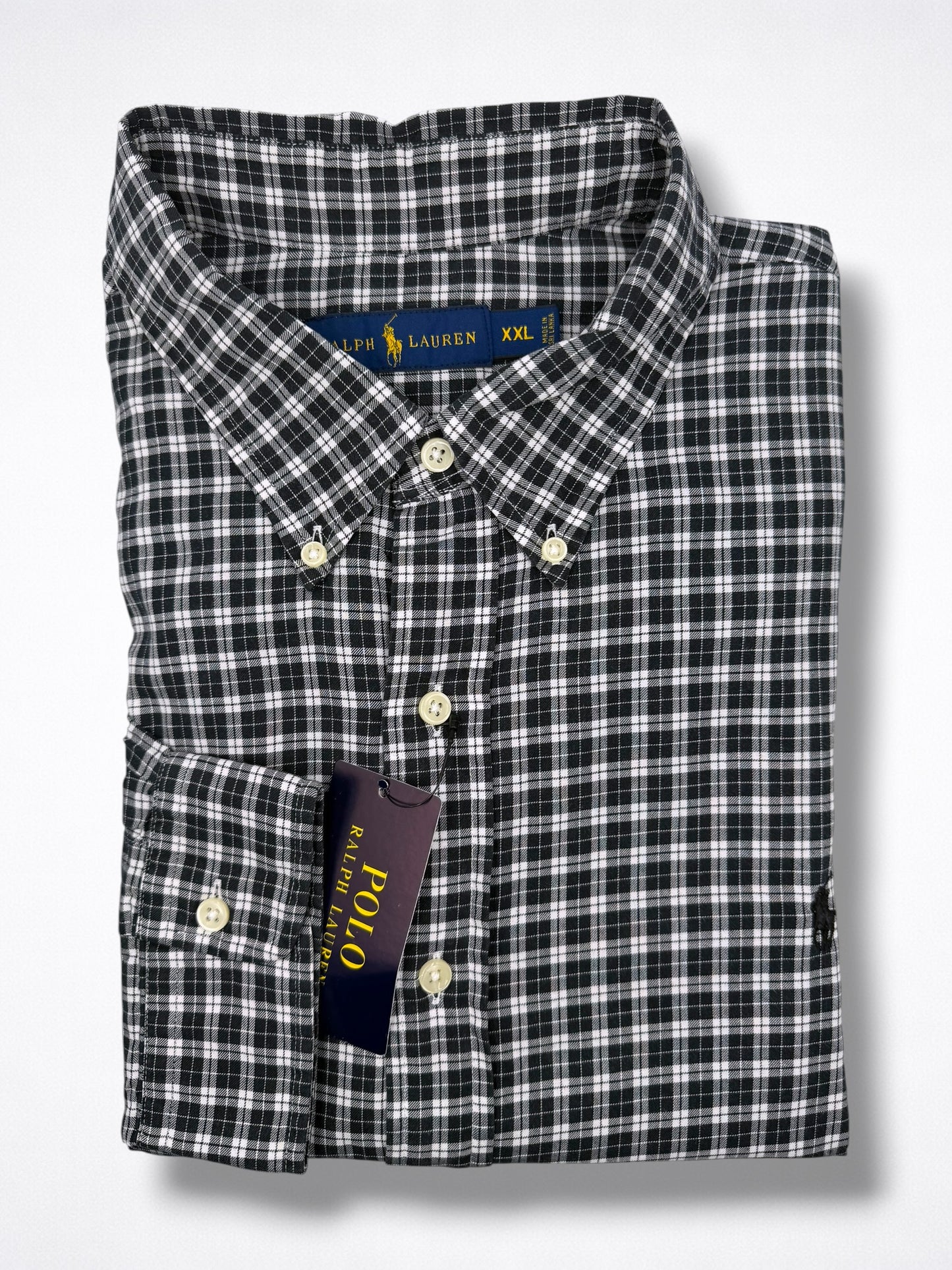 Camisa Polo Ralph Lauren Classic Fit Manga Larga Talla XXL
