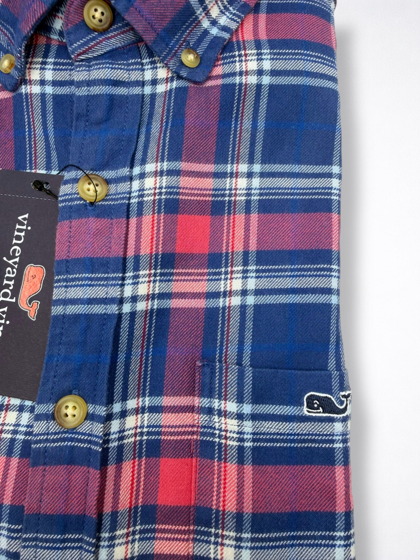 Camisa Vineyard Vines Classic Fit Manga Larga Talla L