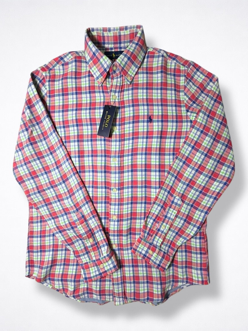 Camisa Polo Ralph Lauren Classic Fit Manga Larga Talla M