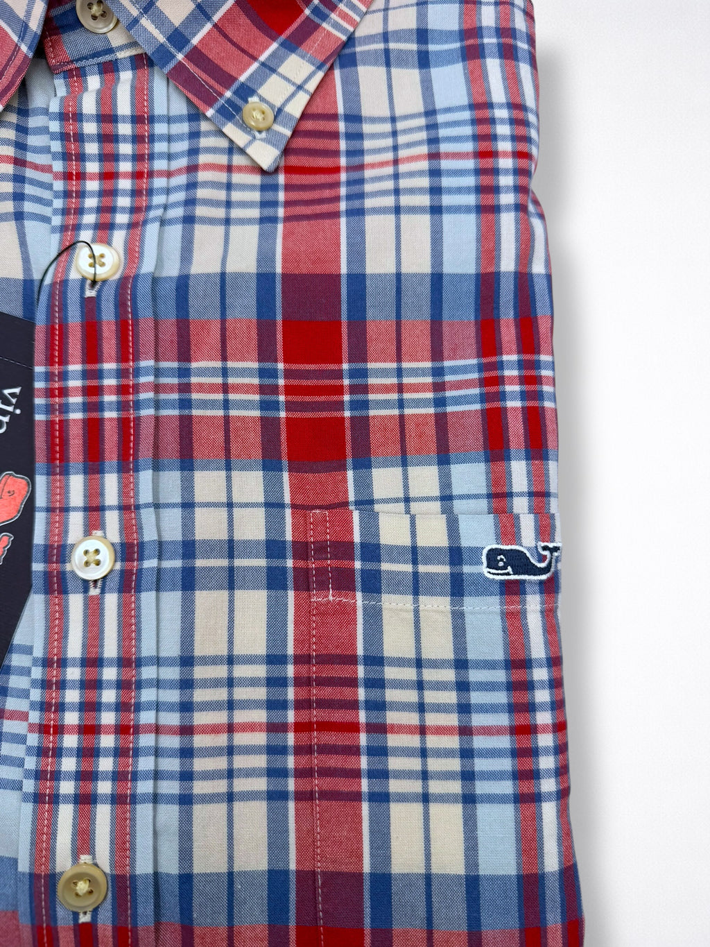 Camisa Vineyard Vines Slim Fit Manga Larga Talla M