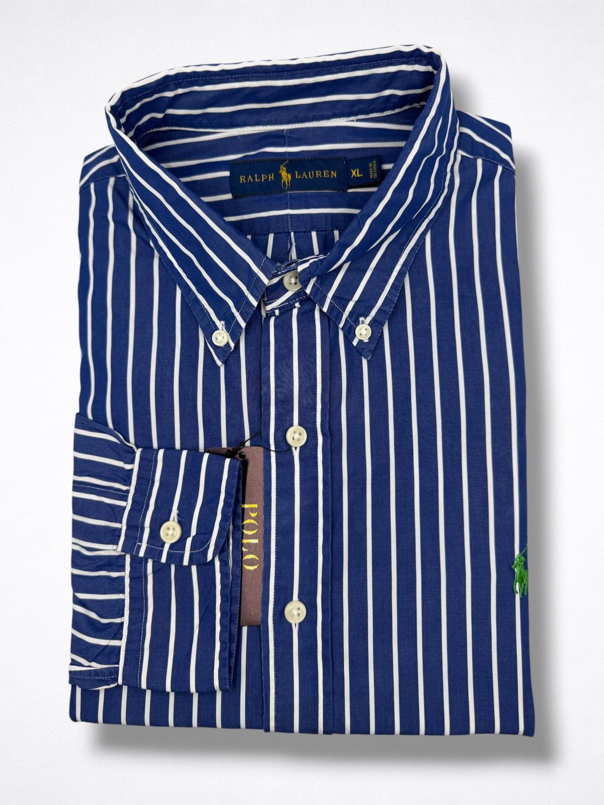 Camisa Polo Ralph Lauren Classic Fit manga larga talla XL