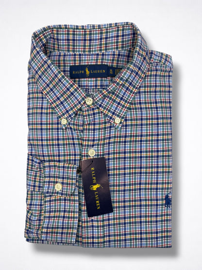 Camisa Polo Ralph Lauren Classic Fit Manga Larga Talla XL